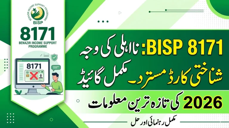 BISP 8171 Not Eligible Reason