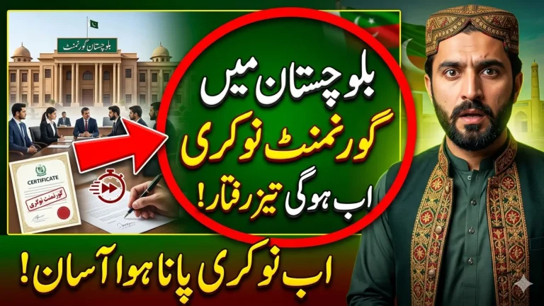 Balochistan Introduces Fast-Track Hiring for Government Jobs