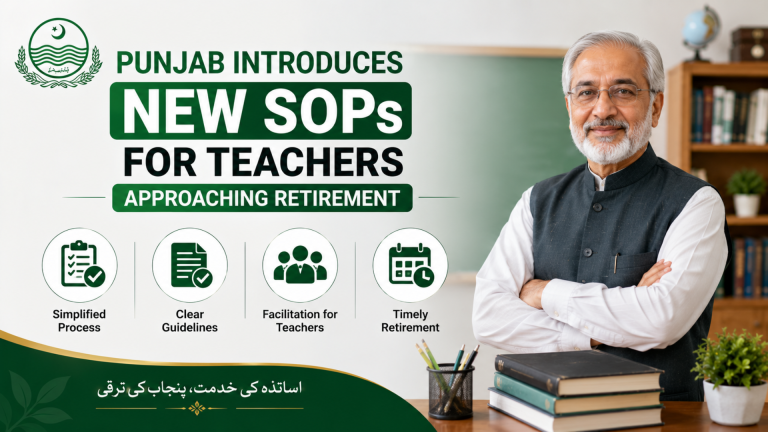 Punjab Introduces New SOPs for Teachers Approaching Retirement