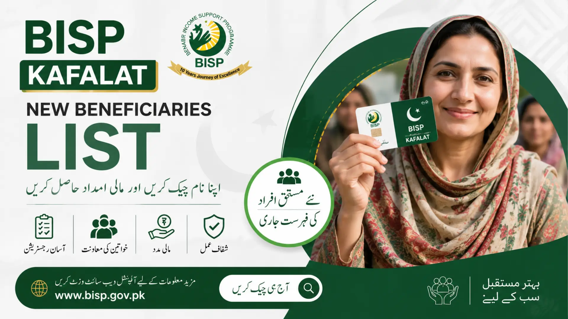 BISP Kafalat New Beneficiaries List 2026
